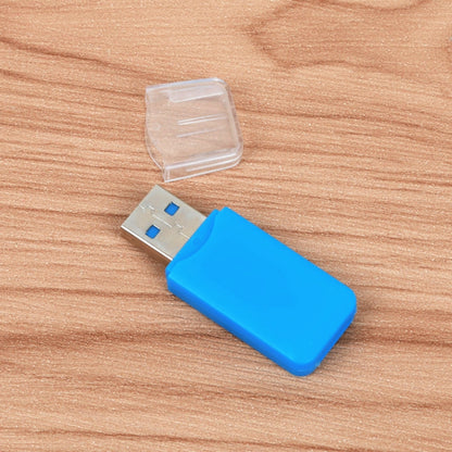 20 PCS Portable USB 2.0 Micro SD TF T-Flash Card Reader Adapter, up to 480Mbps, Random Color Delivery