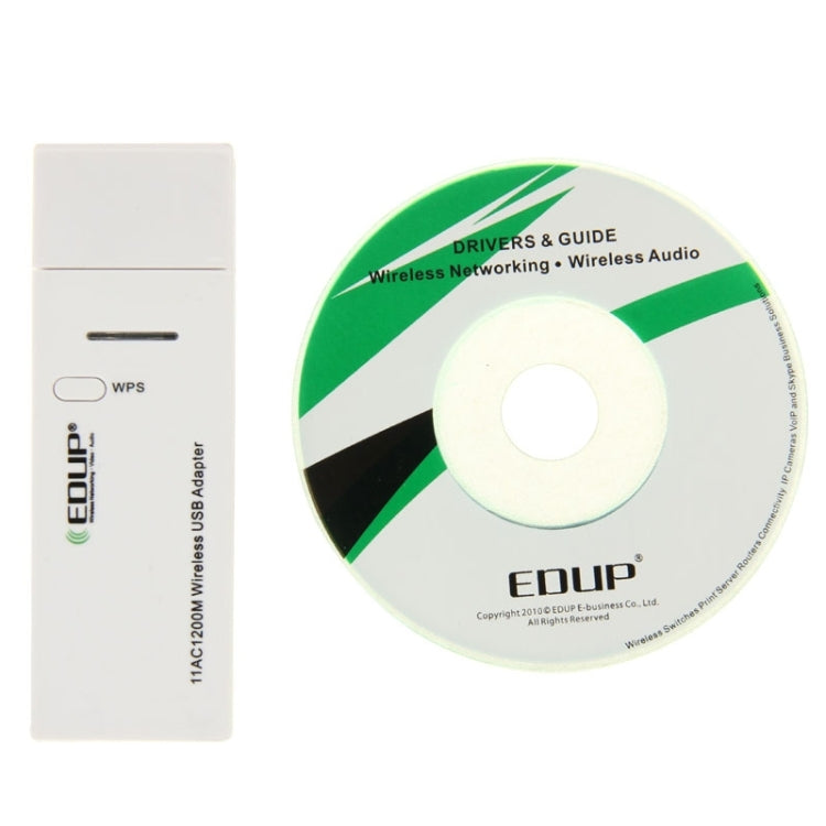 EDUP AC-1601 Adaptateur USB 3.0 Wi-Fi sans fil double bande 802.11AC 1200 M, AC-1601 1200 Mbps