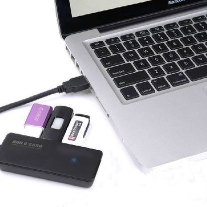 Portable Super Speed 4 Ports USB 3.0 HUB LED Indicator 5Gbps Hot-swap, Clear USB3.0 Signal, HUB 5GBPs