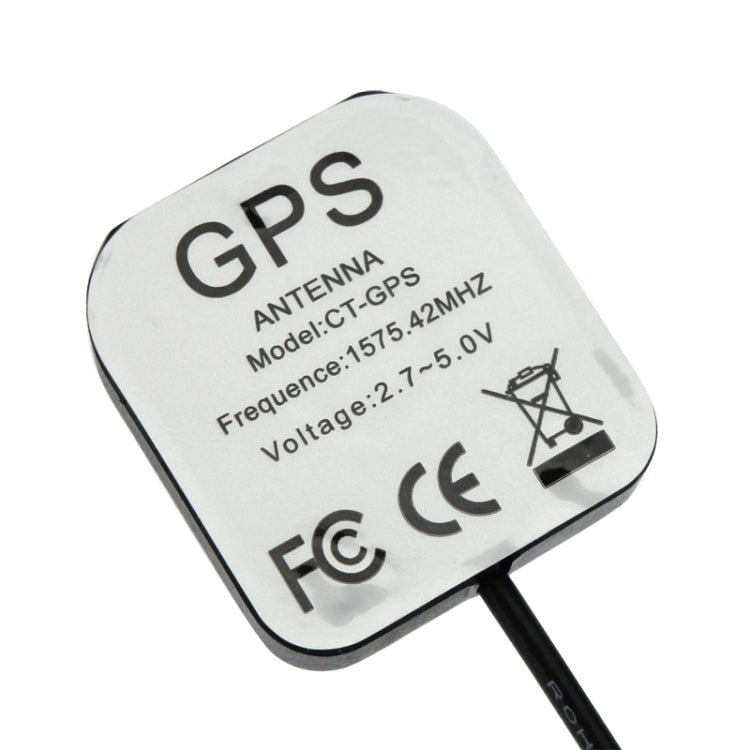 Antenne GPS de véhicule Récepteur actif Base magnétique Adaptateur de montage Antenne connecteur mâle SMA, Longueur de câble : 3m, Connecteur mâle SMA