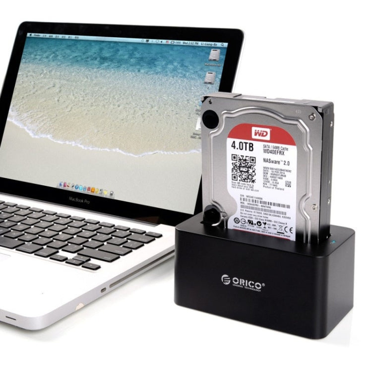 ORICO 6619US3 5Gbps Super Speed USB 3.0 to SATA Hard Drive Docking Station for 2.5 inch / 3.5 inch Hard Drive, 6619US3