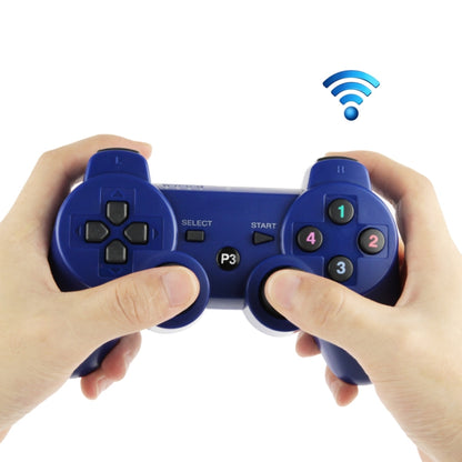 Double Shock III Wireless Controller, Manette Sans Fil Double Shock III pour Sony PS3, Avec fonction de vibration (avec logo)