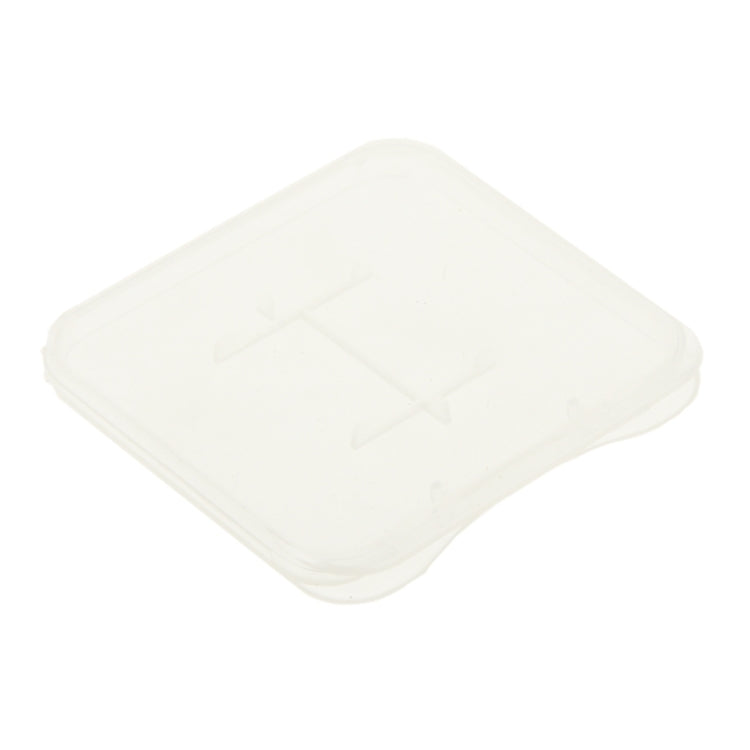 100 PCS Transparent Plastic Storage Card Box for TF Card, TF Card
