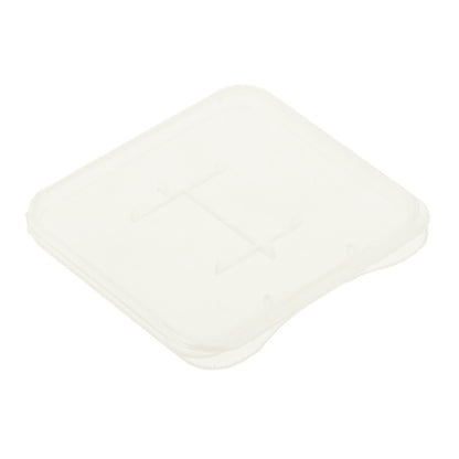 100 PCS Transparent Plastic Storage Card Box for TF Card, TF Card