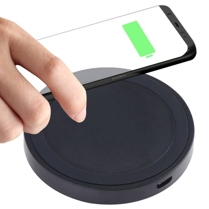 Universal QI Standard Round Wireless Charging Pad (White + Red), White, Black + White, White + Black, Grey+Black, White + Red