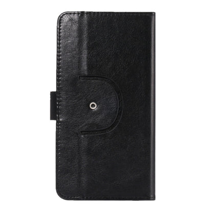 5.5-6.3 Inch Universal Crazy Horse Texture 360 Degree Rotating Carry Case with Holder & Card Slot for Galaxy Mega 6.3 / i9200
