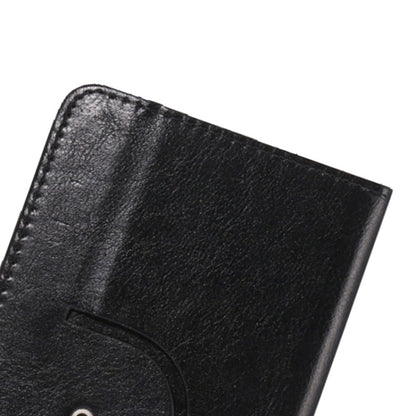 5.3-5.5 Inch Universal Crazy Horse Texture 360 Degree Rotating Carry Case with Holder & Card Slots for Galaxy Note I / II / III / IV