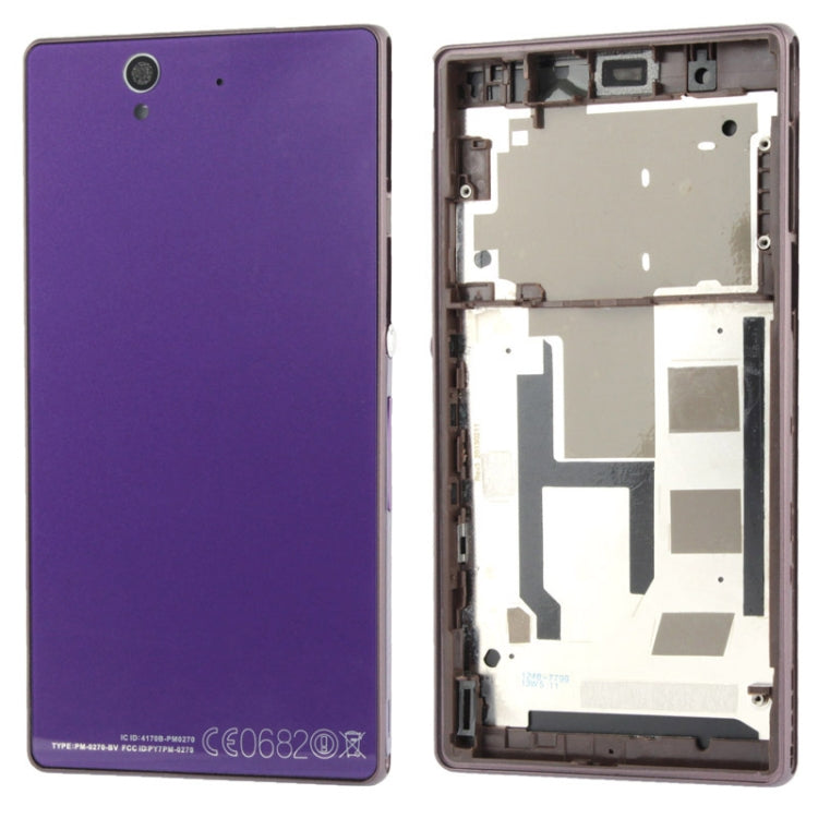 Hochwertiger Mittelrahmen + Akkudeckel für Sony L36H, für Xperia Z / L36h