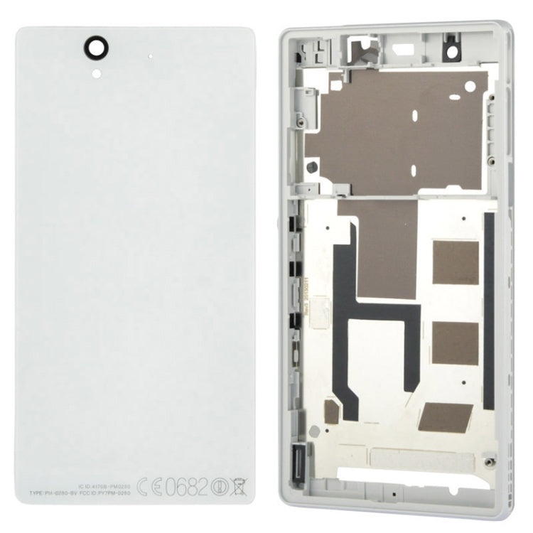 Hochwertiger Mittelrahmen + Akkudeckel für Sony L36H, für Xperia Z / L36h