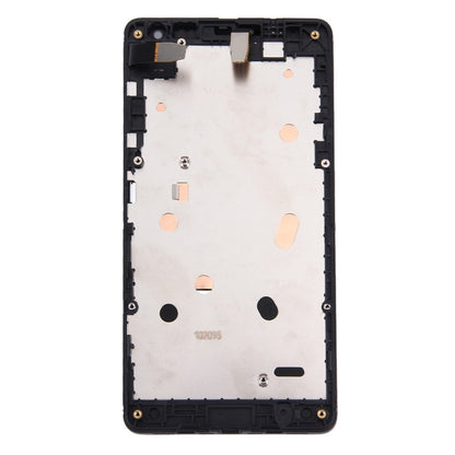 3 in 1 for Microsoft Lumia 535 2C (LCD + Frame + Touch Pad) Digitizer Assembly, For Lumia 535 Black