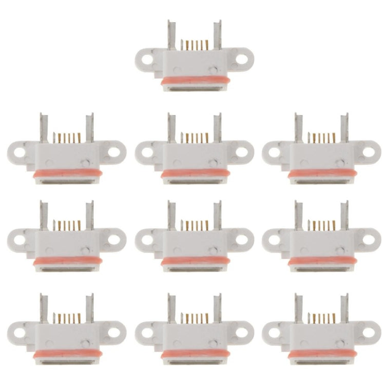 10 PCS Charging Port Dock Connector  for Xiaomi Mi 4, For Xiaomi Mi 4(White)