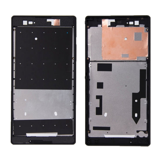 Façade avant avec adhésif pour Sony Xperia T2 Ultra, Pour Xperia T2 Ultra (Noir)