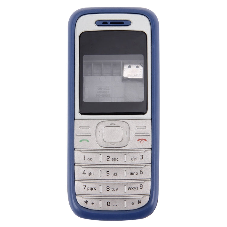 Full Housing Cover (Front Cover + Middle Frame Bezel + Battery Back Cover) for Nokia 1200 / 1208 / 1209, For Nokia 1200 / 1208 / 1209, For Nokia 1200