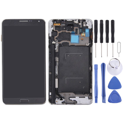 Original LCD Display + Touch Panel with Frame for Galaxy Note III / N900A / N900T, For Galaxy Note III / N900A / N900T Black