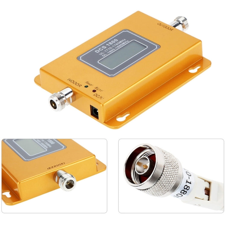 Répéteur de signal de téléphone portable DCS 1800MHz / Répéteur de signal LCD avec antenne ventouse, DCS 1800MHz