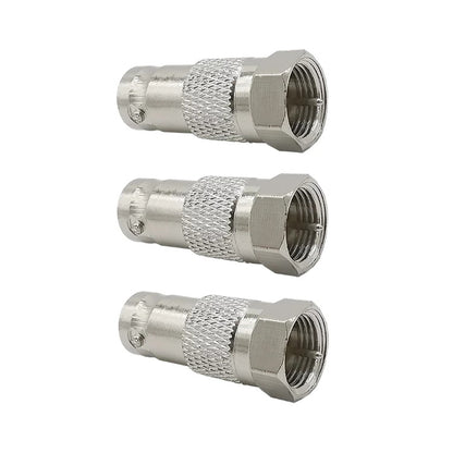 BNC Jack To F Plug Connector, BNC To F