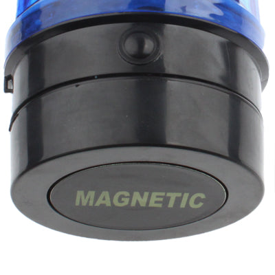 6-LED Flash Strobe Warning Light for Auto Car with Strong Magnetic Base , Blue + Black, Red + Black, Yellow + Black