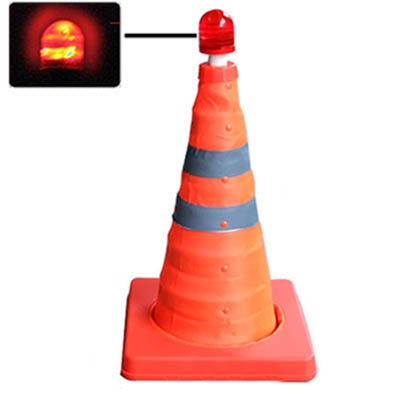 Lift Road Safety Road Cones with Warning Dome, Height: 44cm, Height: 44cm
