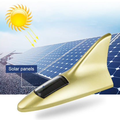 Solar Shark Fin High-positioned Alarm Light, Red, Gold, Blue, Gray
