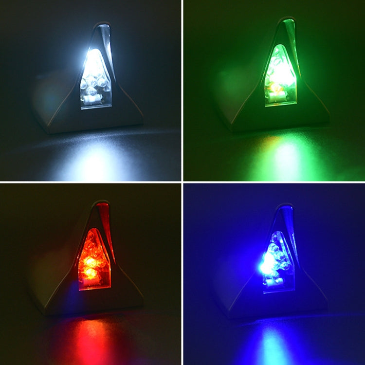 Solar Shark Fin High-positioned Alarm Light, Red, Gold, Blue, Gray