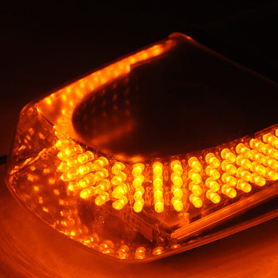 25W 240-LED Warning Mini Light Bar Strobe Waterproof Light, Yellow Light, YL-112A Yellow Light