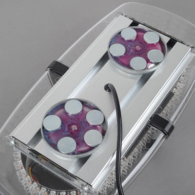 25W 240 LED Vehicle Roof Top Emergency Hazard Warning Strobe Light, Blue Light, YL-112A Blue Light