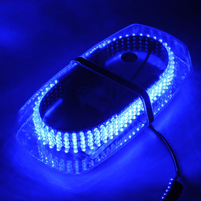 25W 240 LED Vehicle Roof Top Emergency Hazard Warning Strobe Light, Blue Light, YL-112A Blue Light