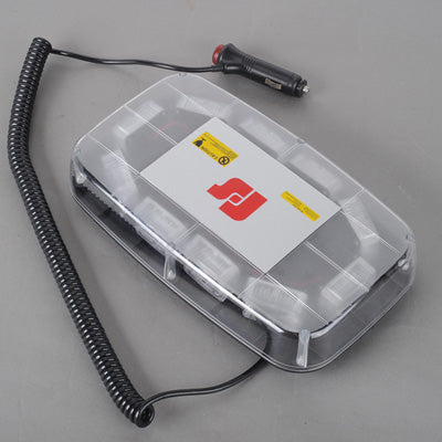 30W Warning Mini Light Bar Strobe Light with 10pcs 3-LED Bars, Yellow Light, YL-153C Yellow Light