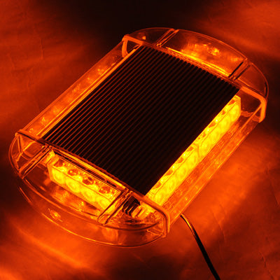 24W Warning Mini Light Bar Strobe Light with 6pcs 4-LED Bars, Yellow Light, YL-161B Yellow Light