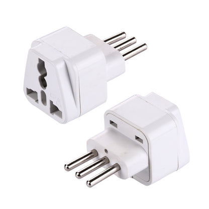 Plug Adapter, Travel Power Adaptor with Italian Plug, Italian Plug, Italian Plug(White)