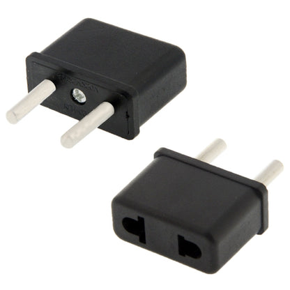 US / AU Plug to EU Plug AC Wall Universal Travel Power Socket Plug Adaptor, US / AU to EU Plug (Rectangle)