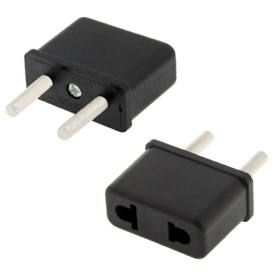 US / AU Plug to EU Plug AC Wall Universal Travel Power Socket Plug Adaptor, US / AU to EU Plug (Rectangle)
