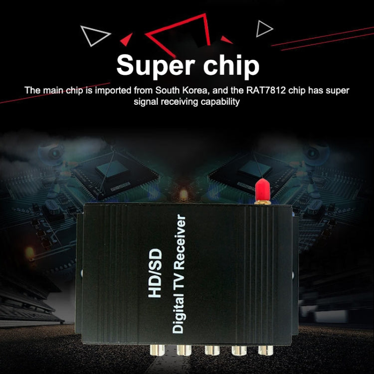 High Speed ISDB-T Mobile Digital Car TV Receiver, Suit for Brazil / Peru / Chile etc. South America Market