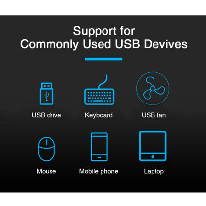 4 Ports USB HUB 2.0 USB Splitter Adapter with Switch, 4 Ports with Switch (White), 4 Ports with Switch (Black)