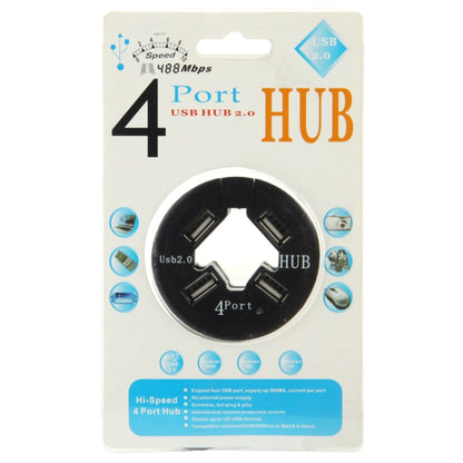 4 Ports USB HUB 2.0 USB Splitter Adapter with Anti Dust Cup, with Anti Dust Cup
