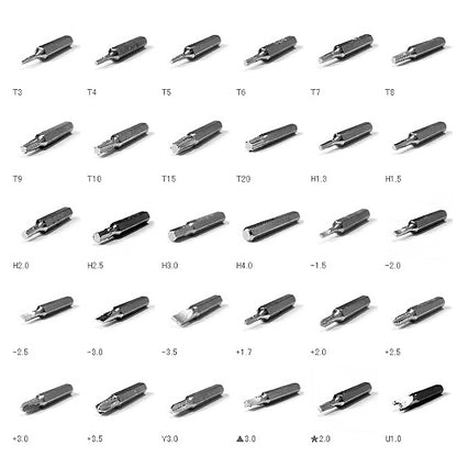 31 in 1 Micro Pocket Precision Screwdriver Watch Repair Tool Set Kit, Random Color Delivery