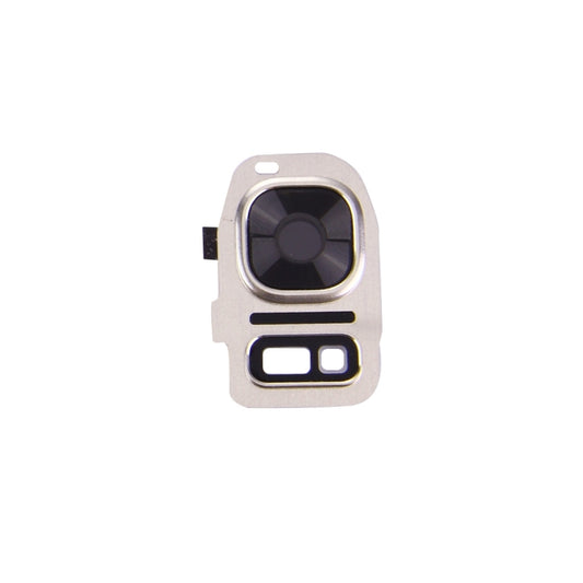 For Galaxy S7 / G930 10pcs Rear Camera Lens Cover + Flashlight Bracker, Galaxy S7, For Galaxy S7 / G930, For S7 / G930 Lens Cover Black, For Samsung Galaxy S7 / G930