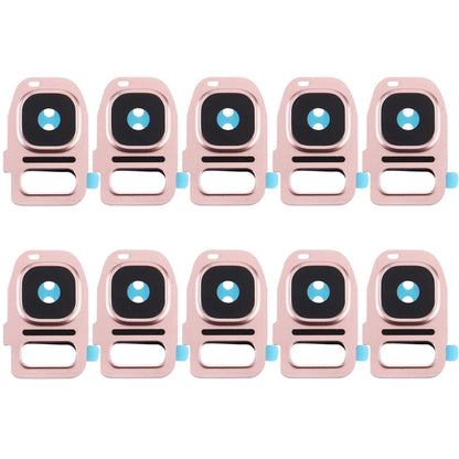 For Galaxy S7 / G930 10pcs Rear Camera Lens Cover + Flashlight Bracker, For Samsung Galaxy S7 / G930