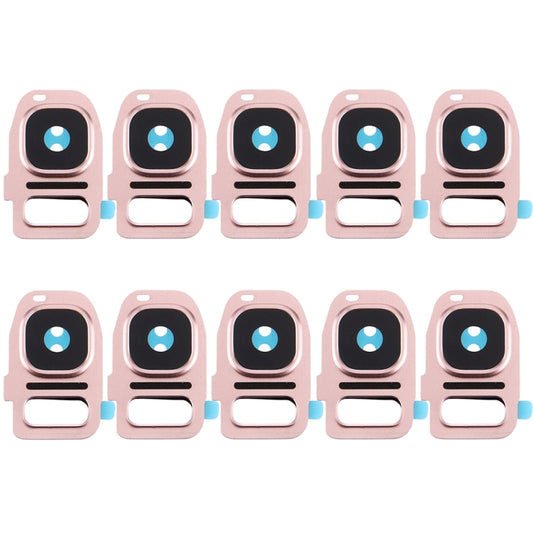For Galaxy S7 / G930 10pcs Rear Camera Lens Cover + Flashlight Bracker, For Samsung Galaxy S7 / G930