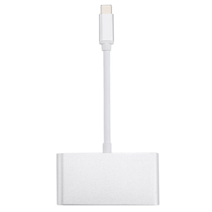 4 in 1 3 x USB 3.0 Ports & USB-C / Type-C Female to USB-C / Type-C Male Hub Splitter Adapter, 3xUSB 3.0+Type-c