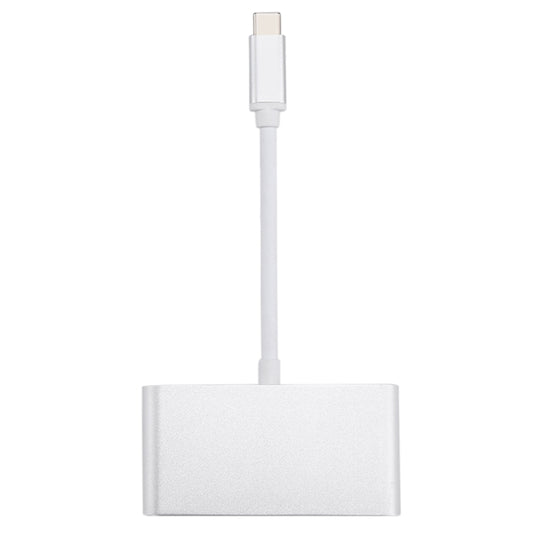 4 in 1 3 x USB 3.0 Ports & USB-C / Type-C Female to USB-C / Type-C Male Hub Splitter Adapter, 3xUSB 3.0+Type-c