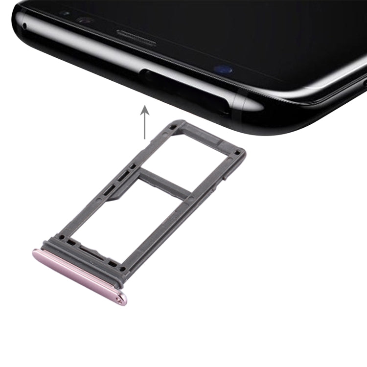 For Galaxy S8 SIM Card Tray + Micro SD Tray, For Galaxy S8, For Samsung Galaxy S8, For Galaxy S8 Pink, For Galaxy S8 Grey