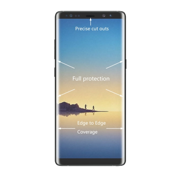ENKAY Hat-Prince for Galaxy Note 8 0.26mm 9H Surface Hardness 3D Explosion-proof Full Screen Curved Tempered Glass Screen Film, For Galaxy Note 8