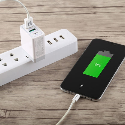 3A Max Output USB-PD + Dual QC3.0 USB Ports Travel Fast Charger, US Plug, US Plug