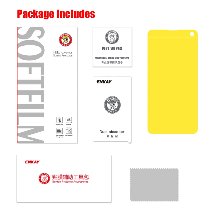ENKAY Hat-Prince 0.1mm 3D Full Screen Protector Explosion-proof Hydrogel Film for Galaxy S10e, TPU+TPE+PET Material, Galaxy S10e