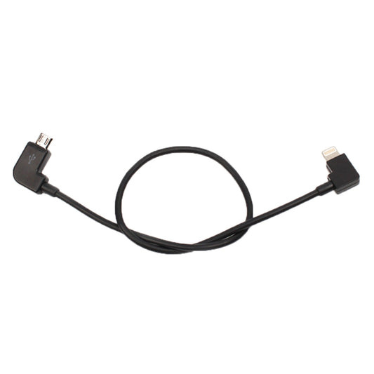 Cable de datos conversor de Micro USB a 8 pines de 30 cm para DJI MAVIC PRO, SPARK, Mavic 2 Pro y Mavic 2 Zoom Remote Controller, iPhone, iPad, Micro USB a 8 pines