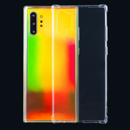 Pour la coque en TPU transparente antichoc ultra-fine aux quatre coins pour Galaxy Note10+, pour Galaxy Note10+