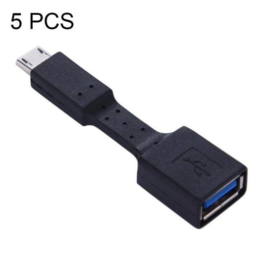 5 PCS Micro USB Male to USB 3.0 Female OTG Adapter