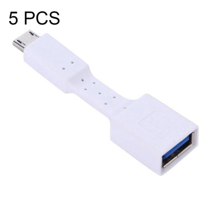 5 PCS Micro USB Male to USB 3.0 Female OTG Adapter, Micro USB to USB 3.0