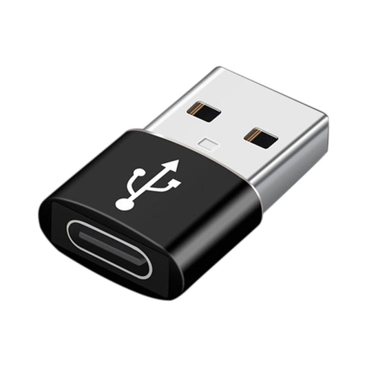 Adaptador USB-C/Tipo-C hembra a USB 2.0 macho de aleación de aluminio, compatible con carga y transmisión, USB 2.0